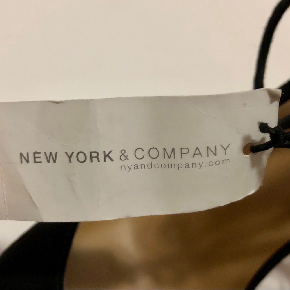 New York & Company Close Toe Pointed lace up Heel - Picture 5 of 8